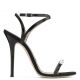 ELLIE Black patent leather sandal